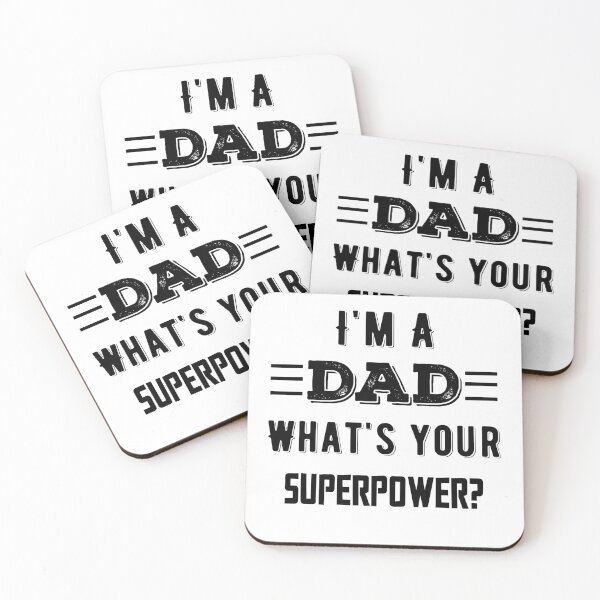 Item preview, I'm A Dad What's Your Superpower? Funny Quote designed and sold by AritraSur.