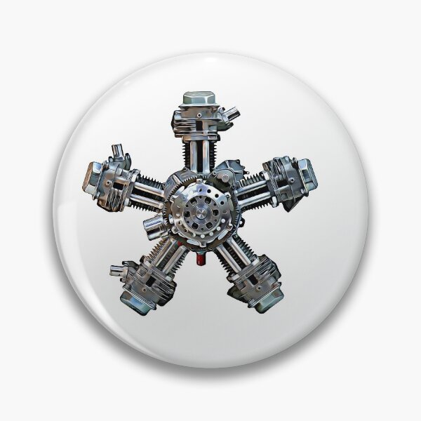 Item preview, Radial Engine Cartoon designed and sold by Auto-Prints.