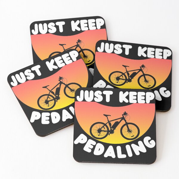 Item preview, Just Keep Biking designed and sold by Vibing-Right.