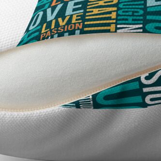 Alternate view of Live, Laugh, Love Floor Pillow