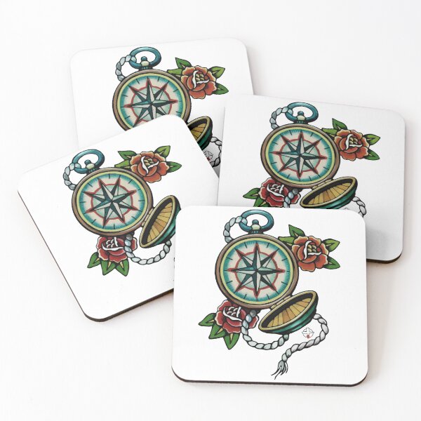 Item preview, compass  designed and sold by talvutattoo.