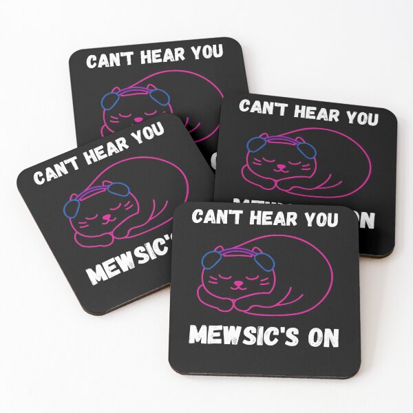 Item preview, Can't Hear You Cat - Bisexual Cat Music - Mewsic designed and sold by WonderWear.