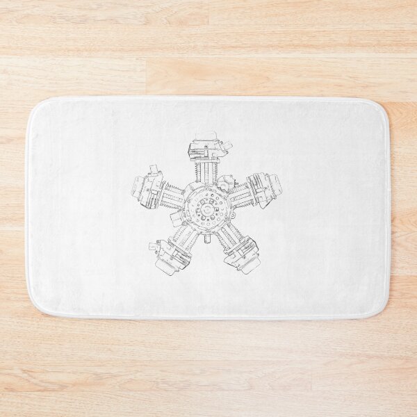 Item preview, Radial Engine Wireframe designed and sold by Auto-Prints.