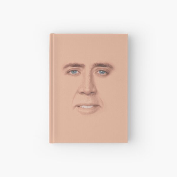 Nicolas Cage Full Face Hardcover Journal