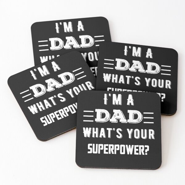 Item preview,  I'm A Dad What's Your Superpower? Funny Quote designed and sold by AritraSur.