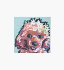 Lámina de exposición Toy Poodle Dog Bright colorful pop dog art