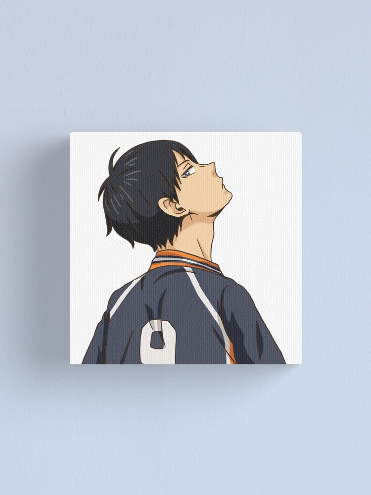 haikyuu kageyama tobio sticker canvas print by h0llydays redbubble