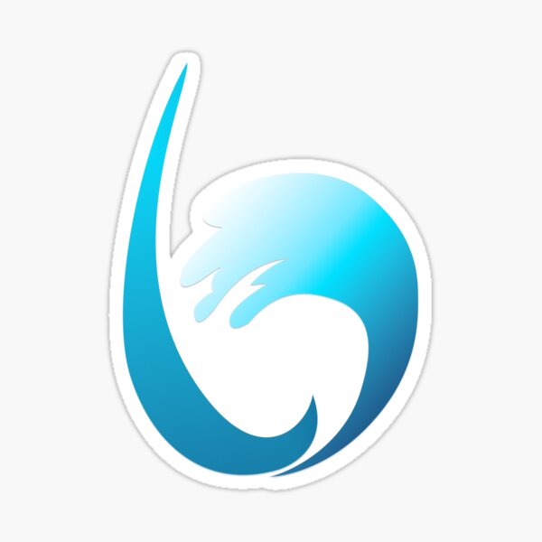 bDesigned Logo Sticker