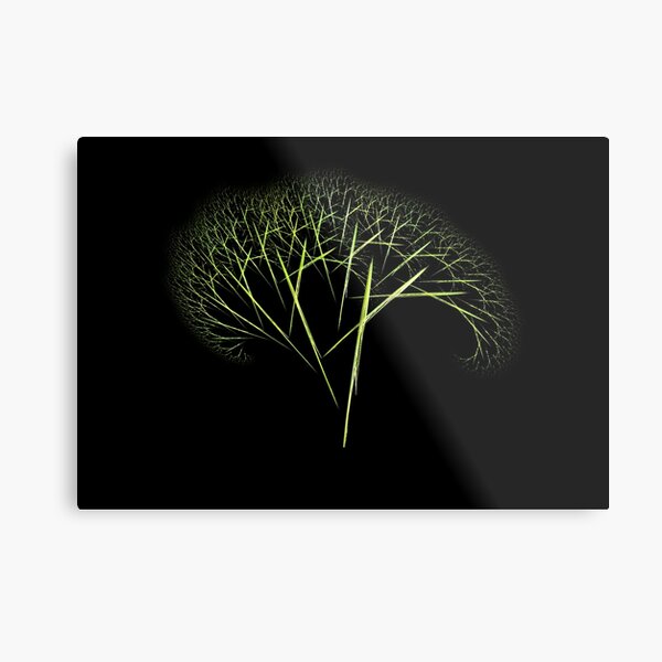 Fraktal-Tree Metal Print