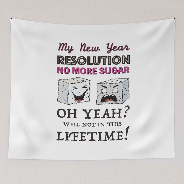 Item preview, New Year Resolution No More Sugar designed and sold by Redinsart.