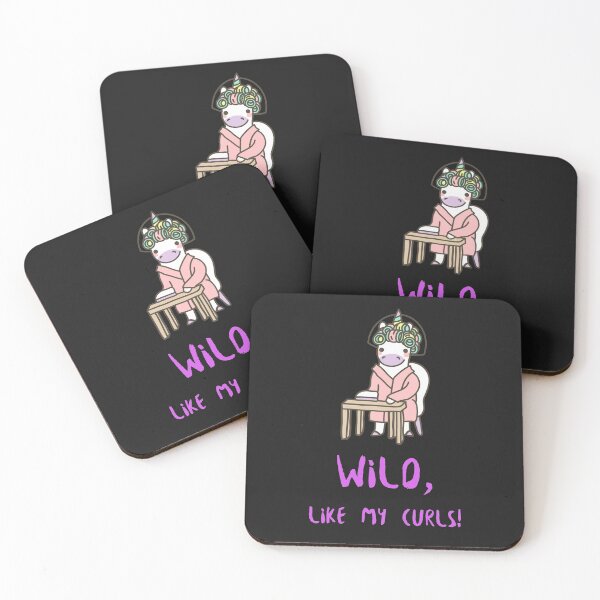 Item preview, Wild Like My Curls (Unicorn) designed and sold by ApparelByGriph.