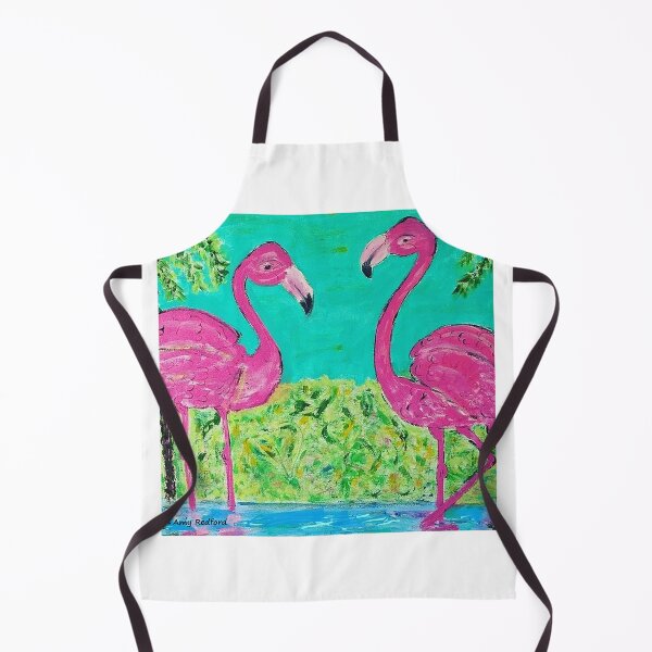 Artikelvorschau, Zwei Flamingos entworfen und verkauft von amyredfordart.