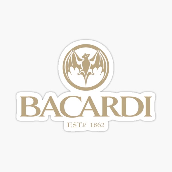 Bacardi estd. 1862 Pegatina