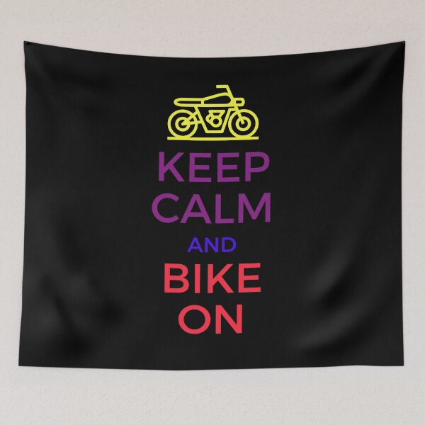 Item preview, Keep Calm And Bike On designed and sold by vibrantyy.