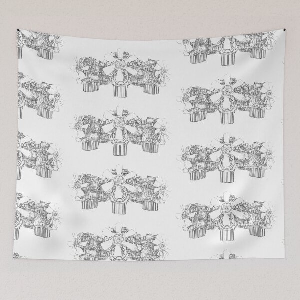 Item preview, V8 Engine Trio Wireframe designed and sold by Auto-Prints.