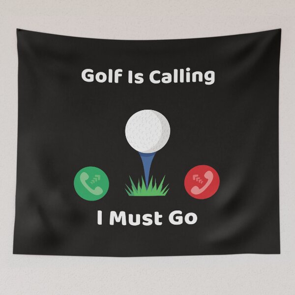 Item preview, Golf Is Calling I Must Go,Funny Sport Player,cool Golfing Gift designed and sold by piskwi.