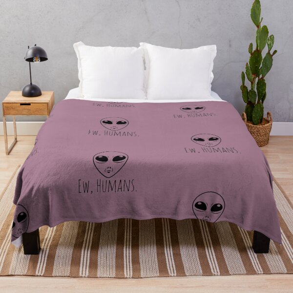 Item preview, Ew, Humans - Grumpy Planatist Alien. designed and sold by Theleochick.