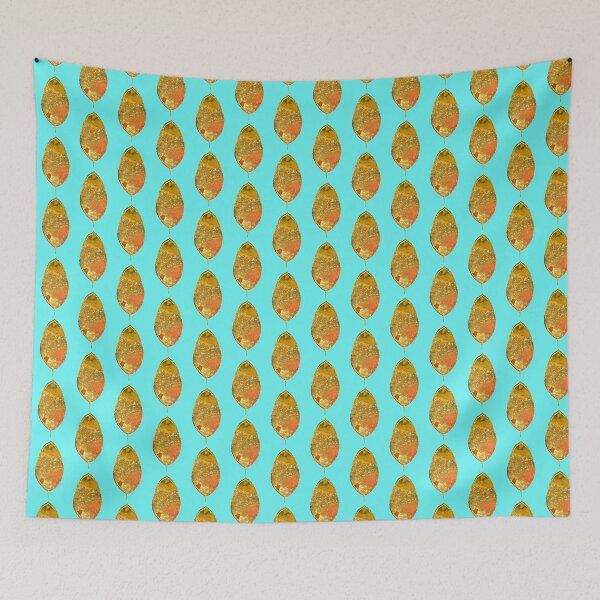 Item preview, Glittery watercolor leaf - orange 3 designed and sold by AnnieHochmann.
