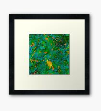 Green Abstract Framed Print