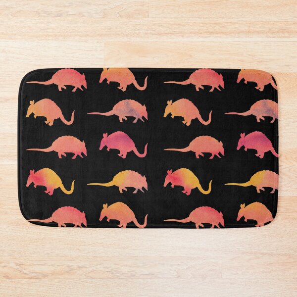 Item preview, Orange Watercolor Armadillos designed and sold by Hedda Young.