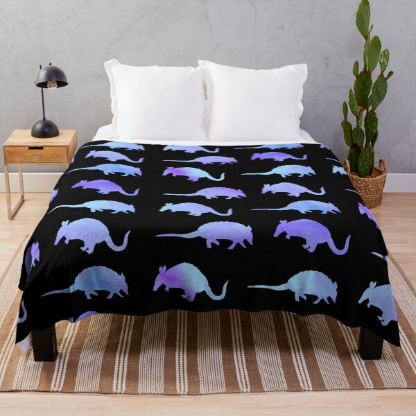 Item preview, Blue Watercolor Armadillos designed and sold by Hedda Young.