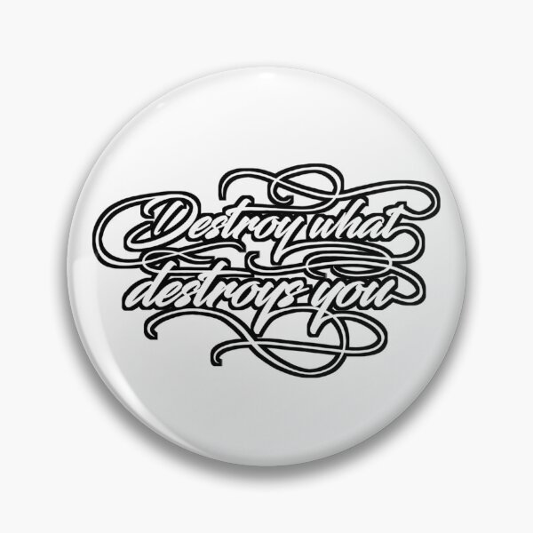 Item preview, Tattoo lettering- destroy what destroys you designed and sold by attracdionz.