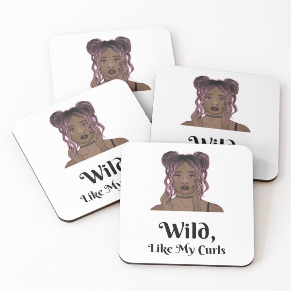 Item preview, Wild Like My Curls (Purple) designed and sold by ApparelByGriph.