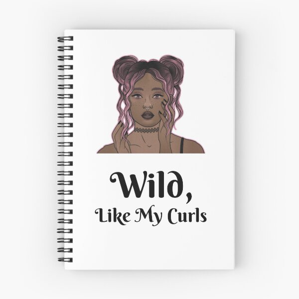 Item preview, Wild Like My Curls (Purple) designed and sold by ApparelByGriph.