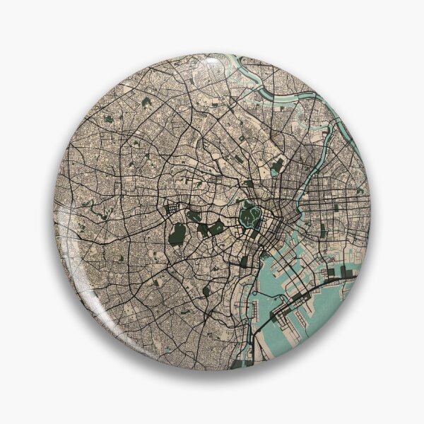 Item preview, Tokyo City Map of Japan - Vintage designed and sold by deMAP.