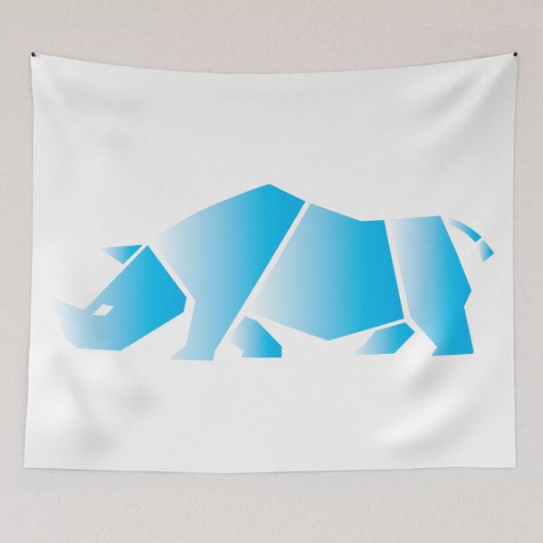 Item preview, RETRO FADE - JIMNY RHINO - BLUE designed and sold by jimny-4x4-shop.