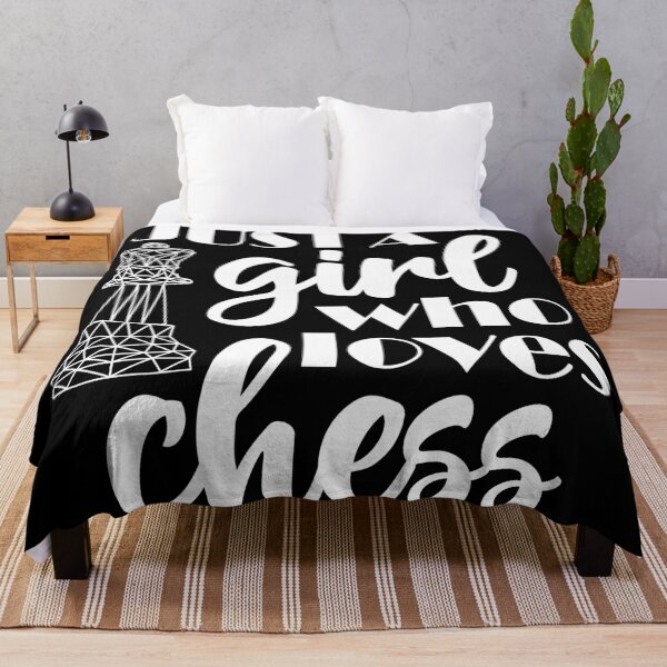 Item preview, Just a girl who loves chess designed and sold by felinefeelings.