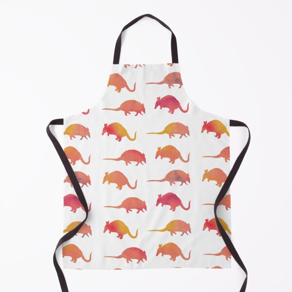 Item preview, Orange Watercolor Armadillos designed and sold by Hedda Young.
