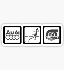 Audi Quattro Turbo Sticker