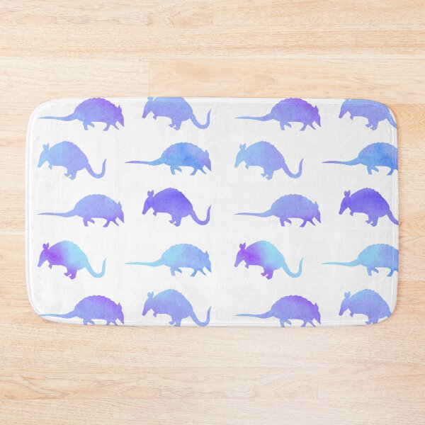 Item preview, Blue Watercolor Armadillos designed and sold by Hedda Young.