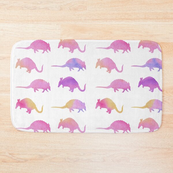 Item preview, Pink Watercolor Armadillos designed and sold by Hedda Young.