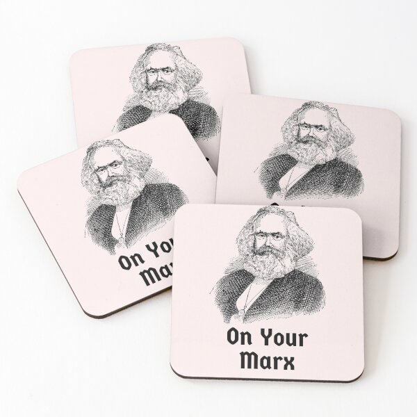 Item preview, Karl Marx Pun On Your Marks Politics Socialist Socialism Marxist Marxism designed and sold by Time4German.