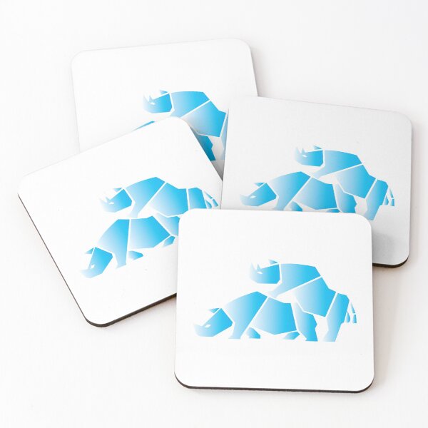 Item preview, RETRO FADE - RHINOS - BLUE designed and sold by jimny-4x4-shop.