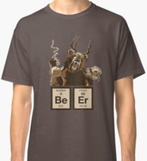 Chemistry bear discovered beer Classic T-Shirt