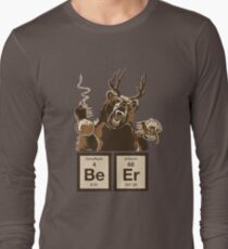 Chemistry bear discovered beer Long Sleeve T-Shirt