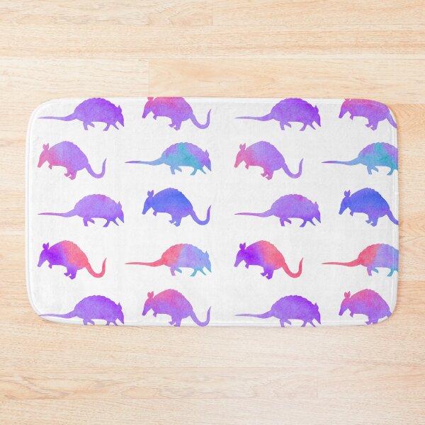 Item preview, Purple Watercolor Armadillos designed and sold by Hedda Young.