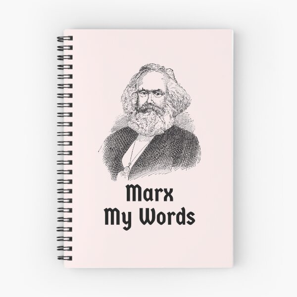 Item preview, Karl Marx Mark (Marx) My Words Marxist Socialist Pun Marxism Socialism designed and sold by Time4German.