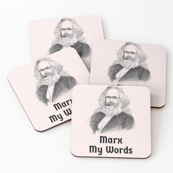 Item preview, Karl Marx Mark (Marx) My Words Marxist Socialist Pun Marxism Socialism designed and sold by Time4German.
