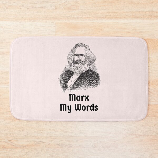 Item preview, Karl Marx Mark (Marx) My Words Marxist Socialist Pun Marxism Socialism designed and sold by Time4German.