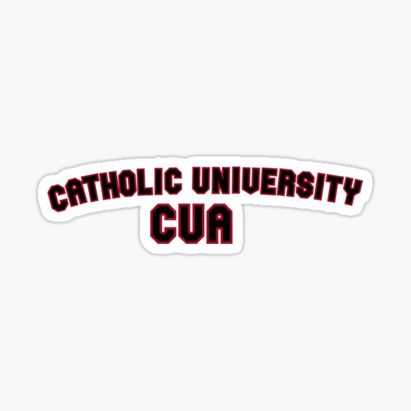 Item preview, Curved Catholic University Design designed and sold by kerryperegrine.