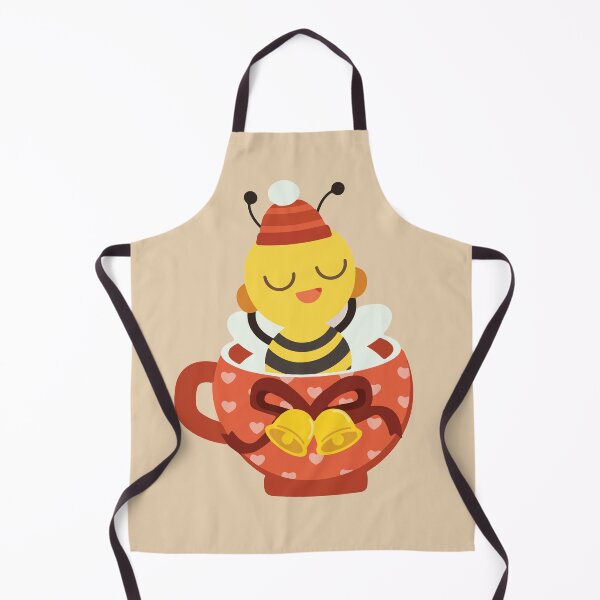 Item preview, Oh Christmas Bee - Happy Bee In A Bell Mug designed and sold by Kleon Seo.