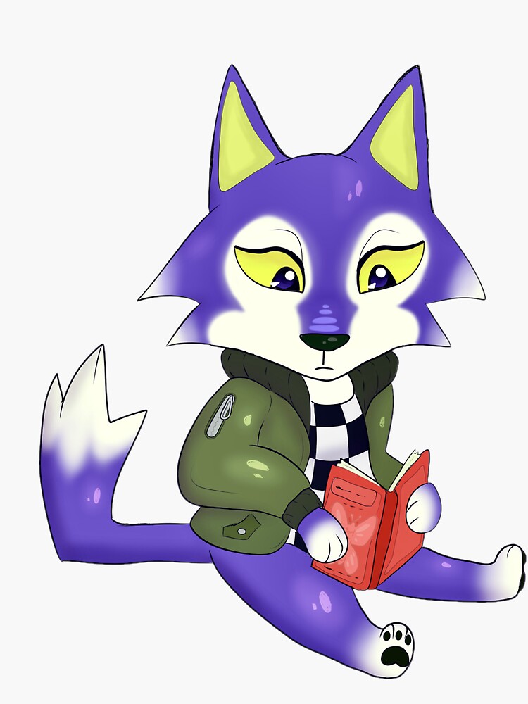 "Lobo acnh " Sticker for Sale by Shaebutters Redbubble