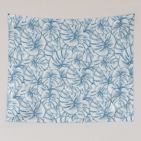 Item preview, Vintage Blue Leaves Patterns, Leaves Patterns, Autumn Leaves Patterns  designed and sold by garniturex.