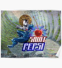 Saint Pepsi Vaporwave Ocean Paradise Poster