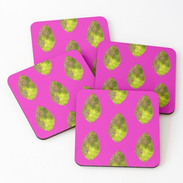 Item preview, Glittery watercolor leaf - apple green 3 designed and sold by AnnieHochmann.