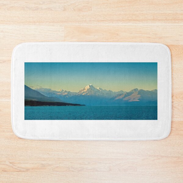 Item preview, A view of Mount Cook at sunset from the shore at Lake Pukaki designed and sold by SnapTPhotograph.